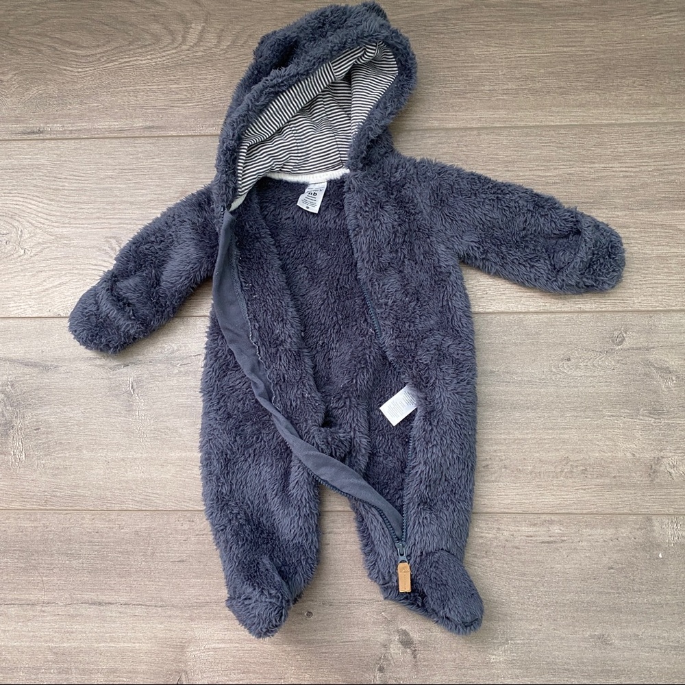 Newborn Sherpa Hooded Bunting - Picture 4 of 5